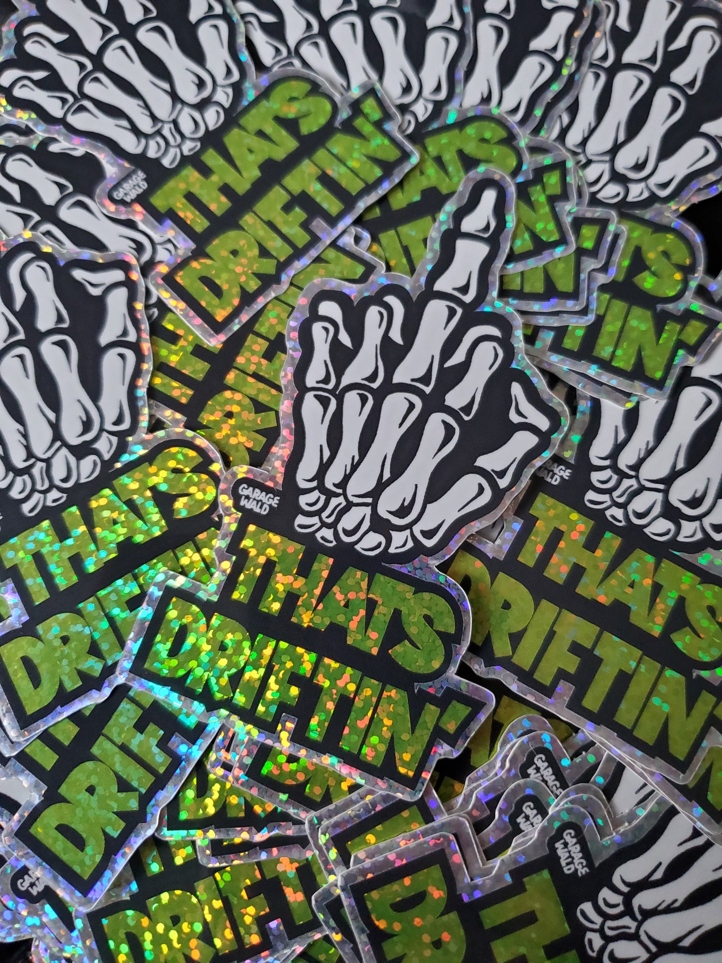 Glitter That's Driftin' Sticker