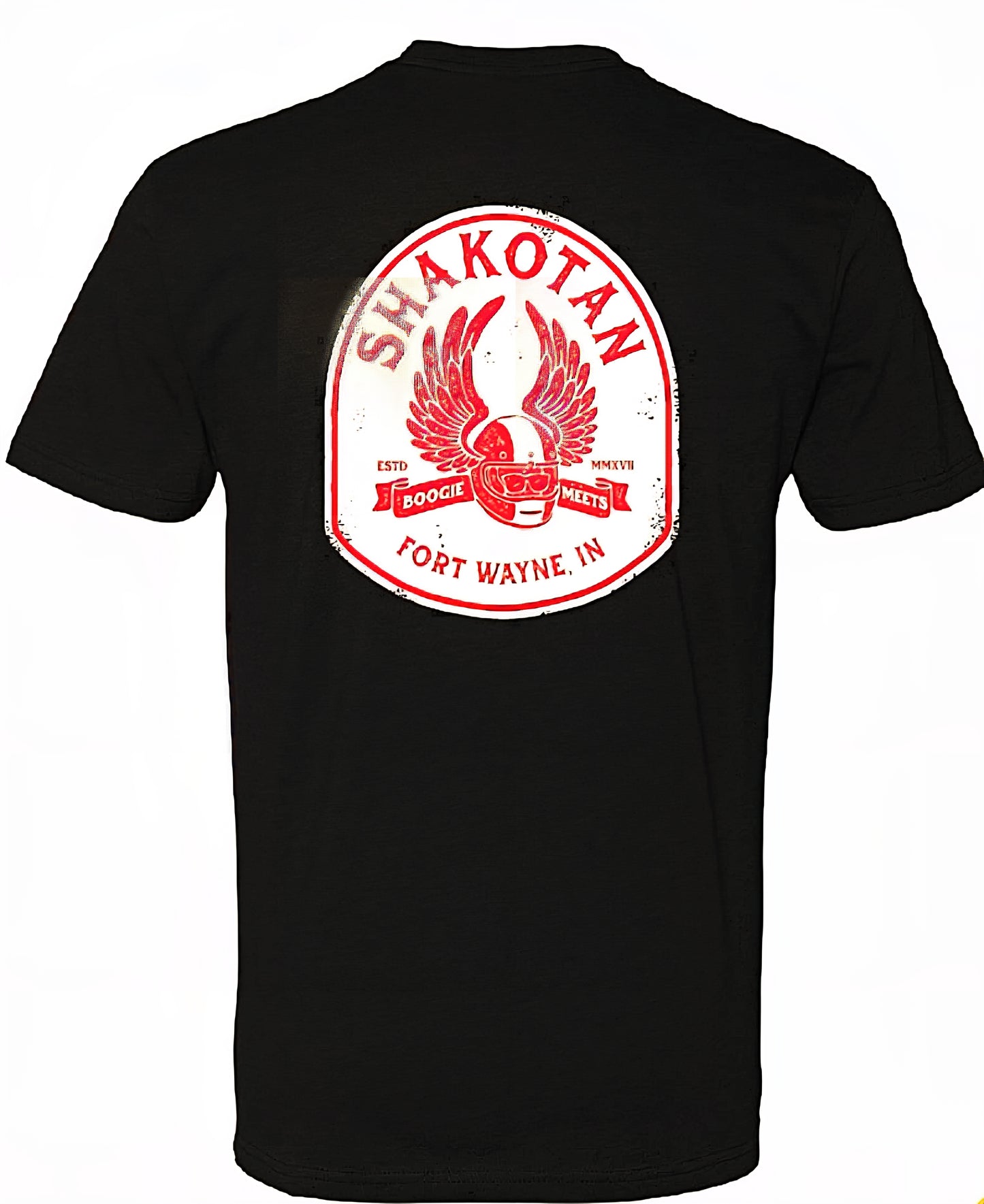 Boogie Meets Crest Black Tshirt